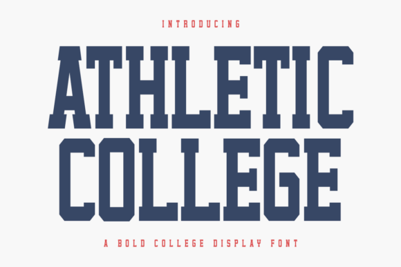 Athletic College Font: Capture Classic Varsity Spirit