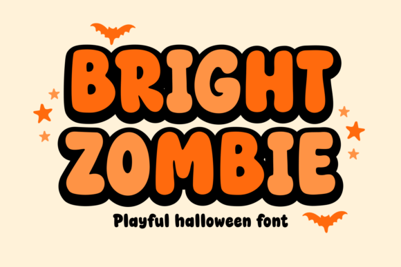 Bright Zombie Font: Spooky Fun for Halloween Projects