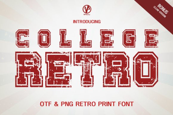 College Retro: Vintage Charm for Modern Designs