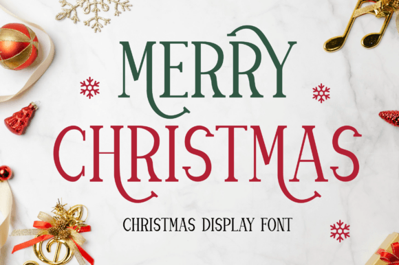 Discover the Festive Elegance of the Merry Christmas Font