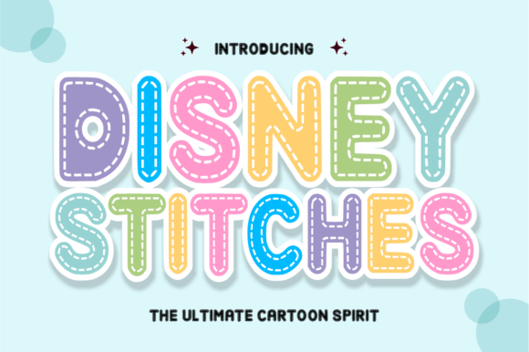 Disney Stitches Font: Crafting Whimsical Designs