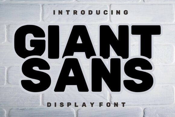 Giant Sans: Bold Display Font for Impactful Design