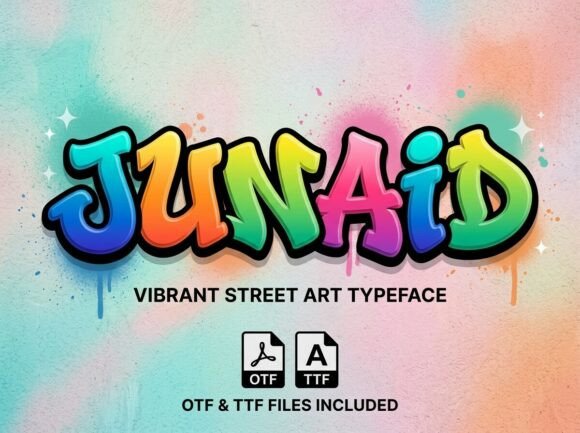 Junaid: Urban Graffiti Font for Bold Designs