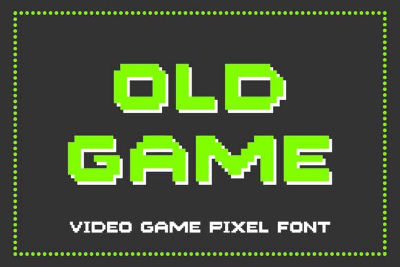 Old Game Pixel Font: The Ultimate Retro Design Asset