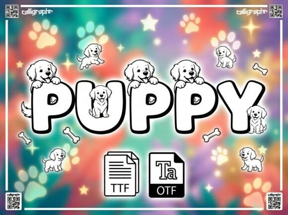 Puppy: A Stunning Decorative Display Font for Impactful Design
