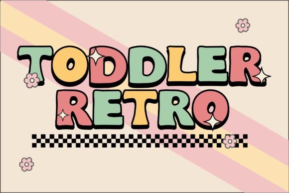 Toddler Retro Font: A Cute and Assertive Display Typeface