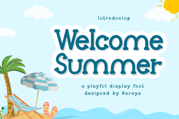 Welcome Summer: The Perfect Playful Display Font
