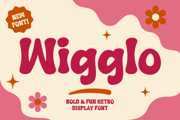 Wigglo: A Groovy Retro Font for Bold Designs